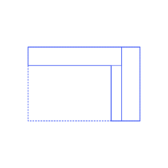 Layouts Pantries Butler Open L Shape 1 Side End Outline Drawing Svg Vector, Free Vectors File